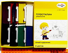 ГАММА-Пластилин Юный художник-280043-8цв. (112г)