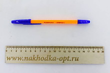 Ручка шариковая 51 желтый корпус, Corvina син. 1,0мм/50