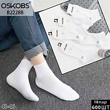 МУЖСКИЕ НОСКИ OSKOBS, арт. B2228, цвет белый, р.41-47, шт